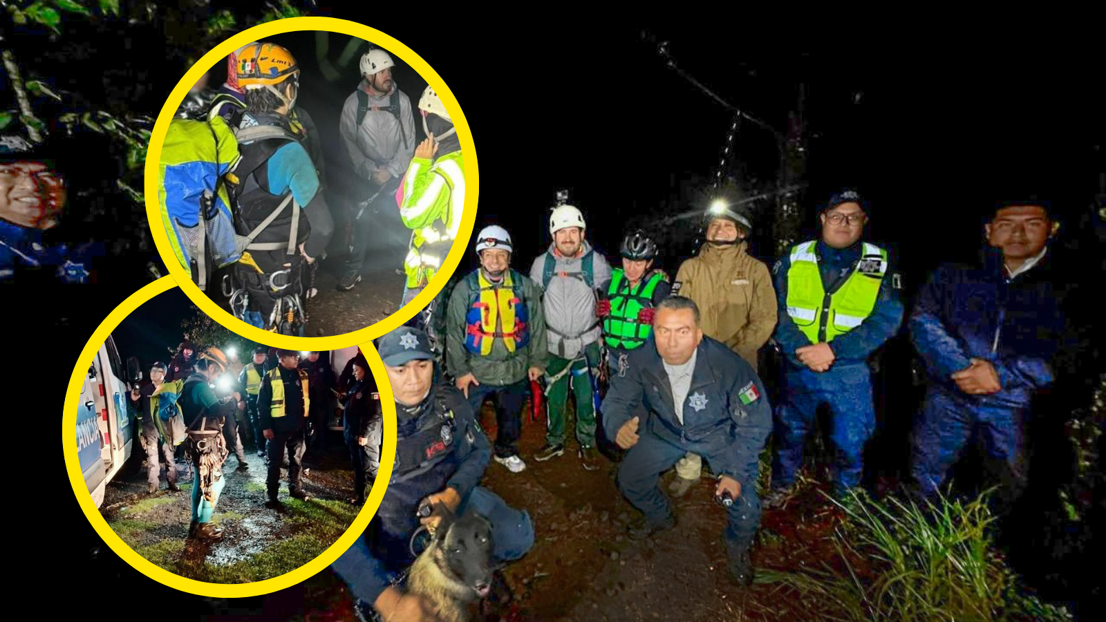 Rescatan a cinco personas extraviadas en bosque de Mineral del Chico