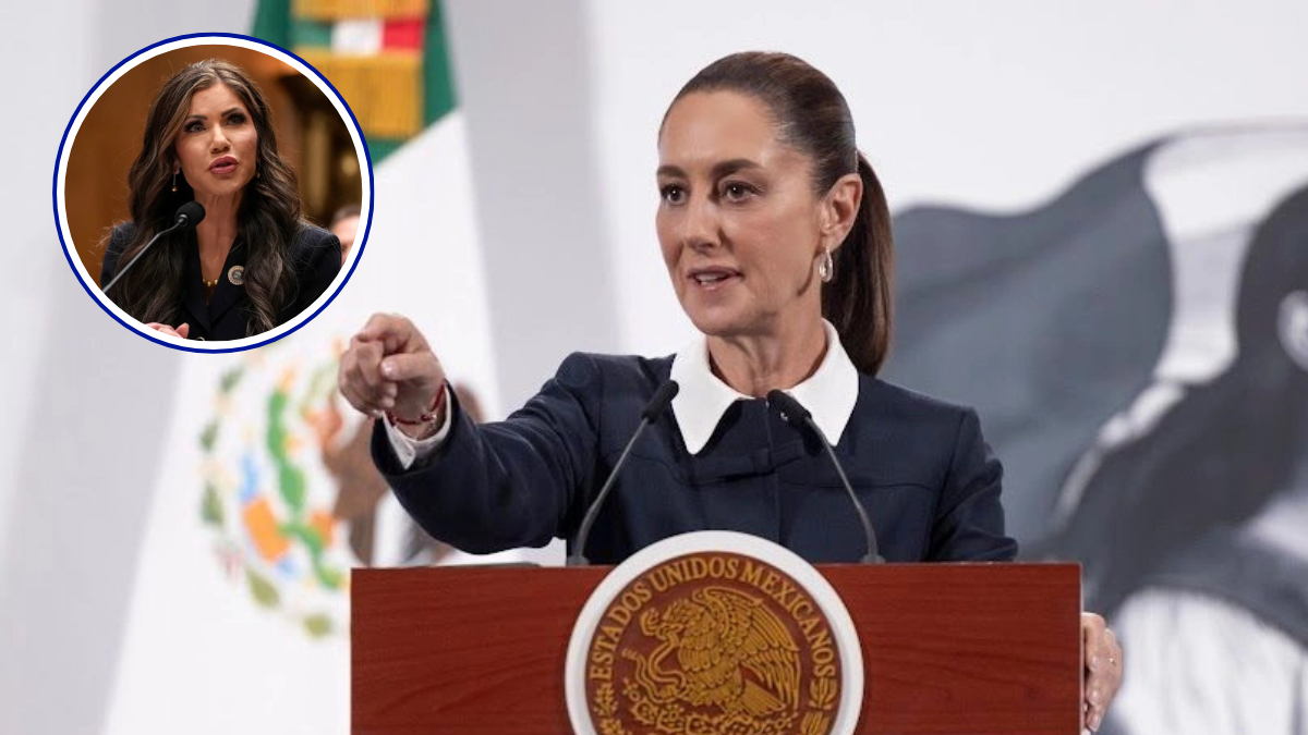 “Son completamente falsas”: Sheinbaum desmiente acusaciones de Kristi Noem