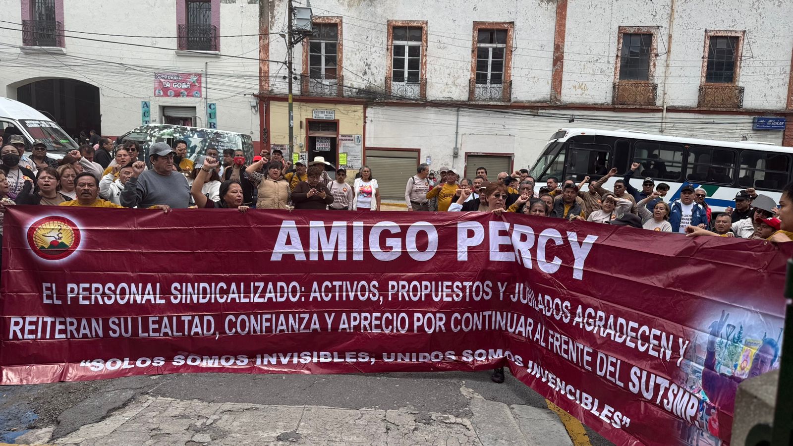 Sindicato de Pachuca protesta por caso de su líder; acusan persecución política