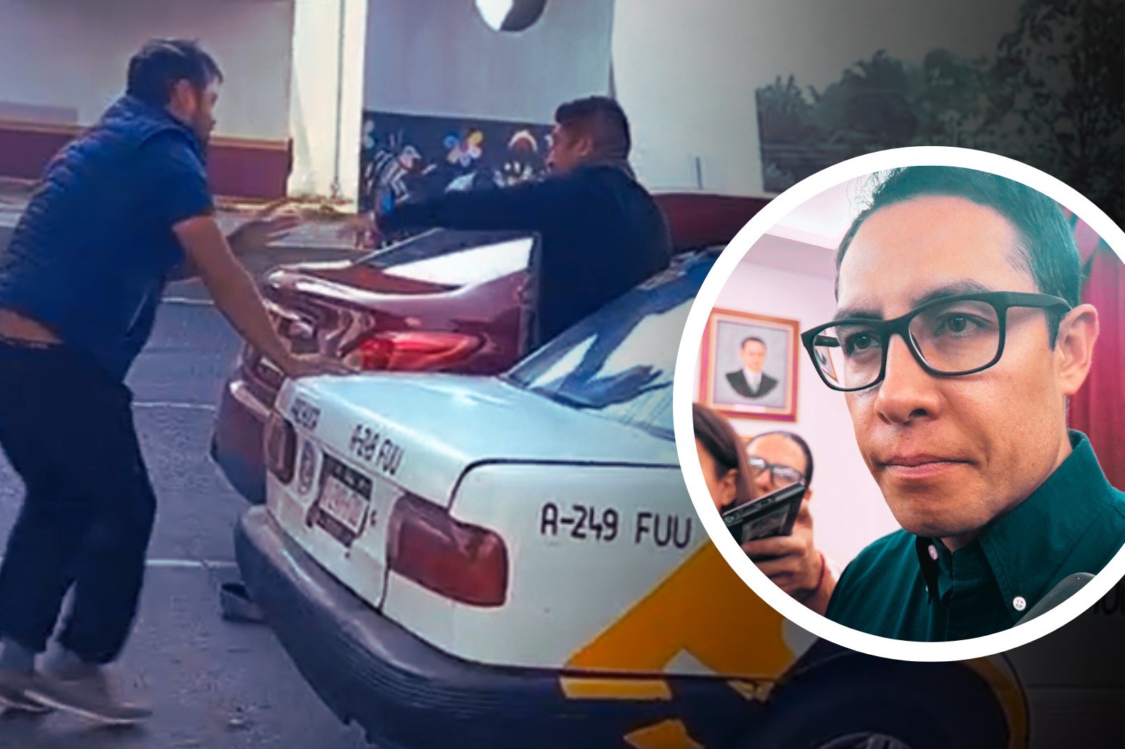 Tras riña en la glorieta 24 Horas, anuncian operativos para revisar taxis y combis en Pachuca