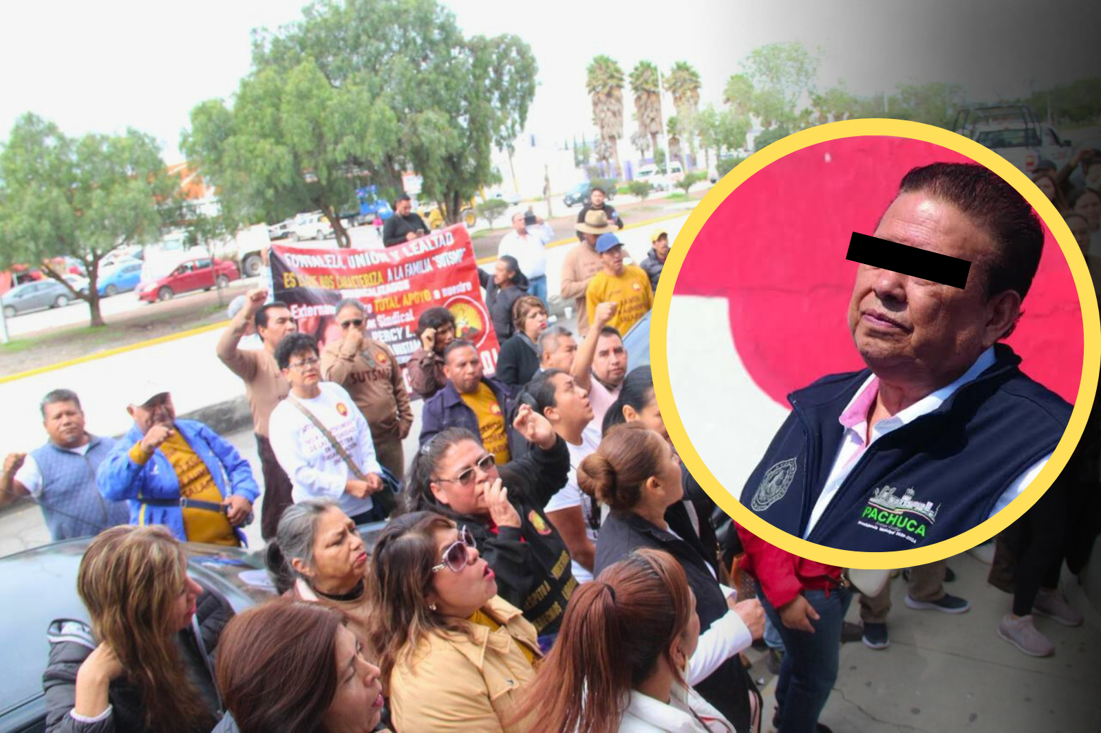 Pachuca: feministas respaldan denuncia contra líder sindical Percy E. B. por abuso sexual