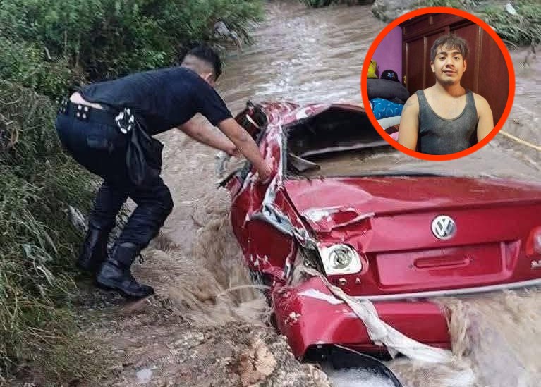 Zempoala: hallan sin vida al dueño de auto arrastrado por la corriente