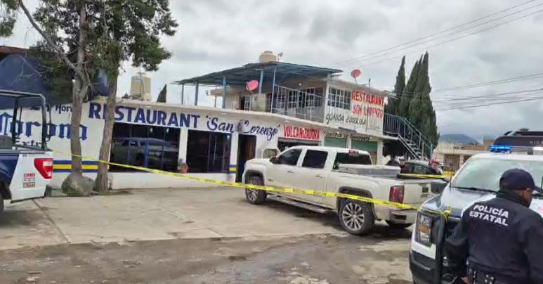 Balacera en restaurante de Hidalgo deja una víctima mortal y un herido