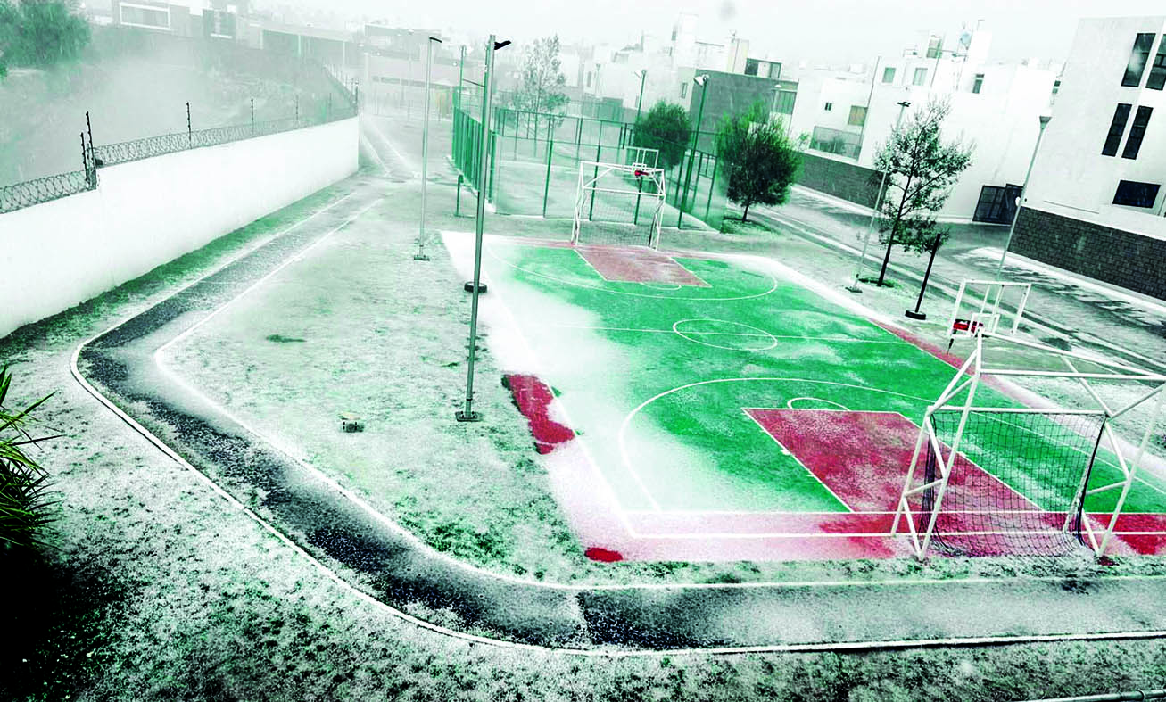 Lluvias, granizo y mucho caos en la ciudad