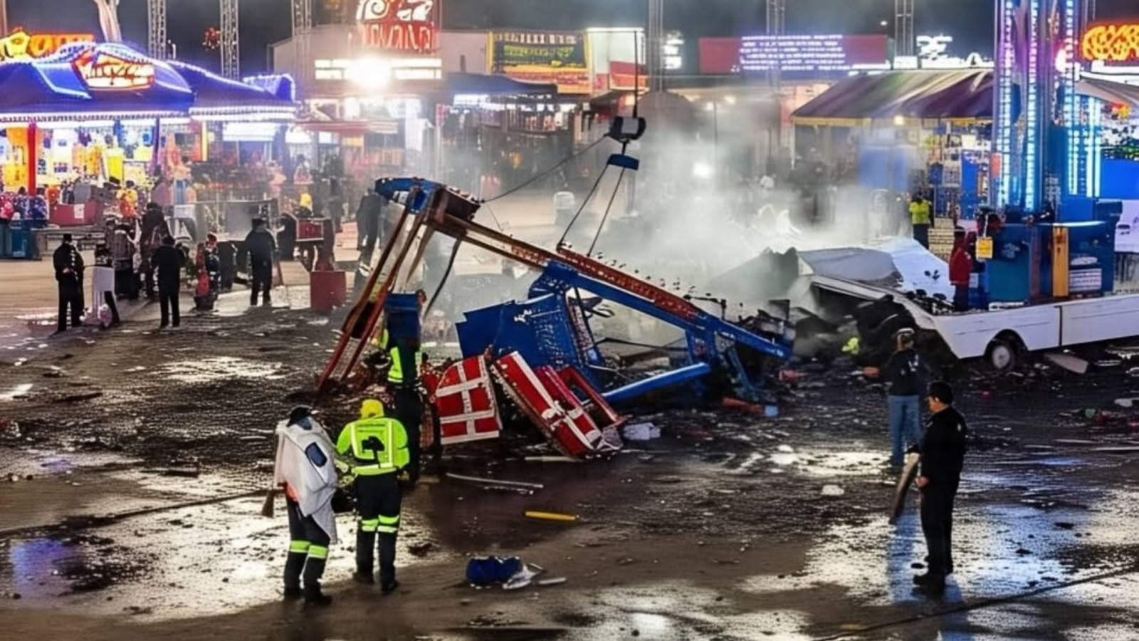Falla en juego mecánico deja 8 niños heridos en feria de El Carmen, Nuevo León