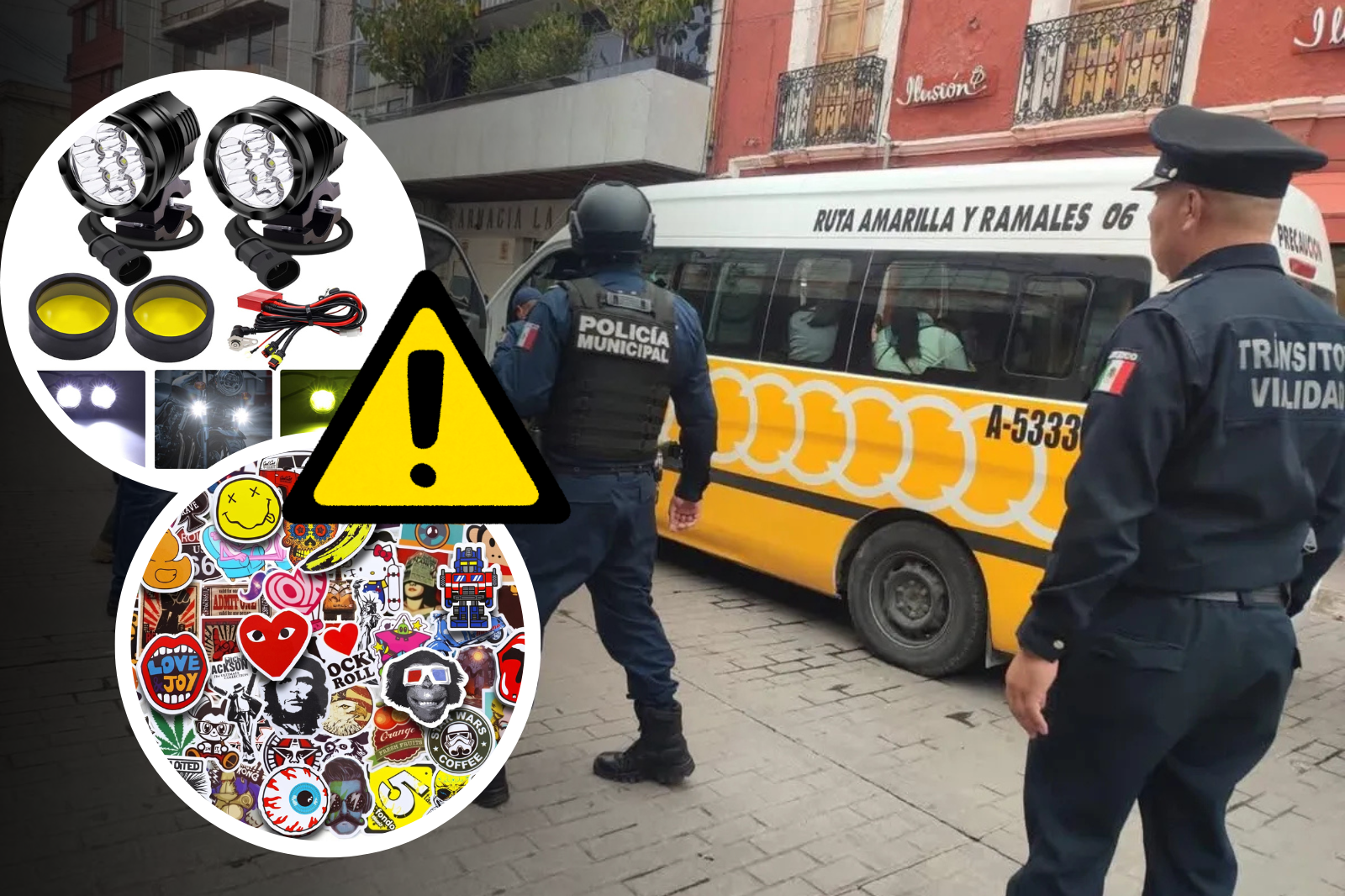 ¡Atención conductores! Estos objetos están prohibidos en el transporte público en Hidalgo