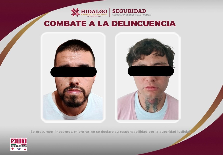 Operativos en colonias de Pachuca dejan dos detenidos y decomiso de sustancias ilícitas