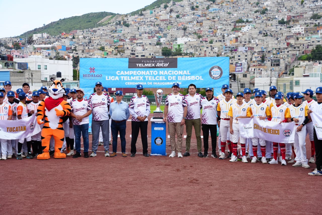 Inicia el Campeonato Nacional de Béisbol Pre Junior 2025 en Hidalgo