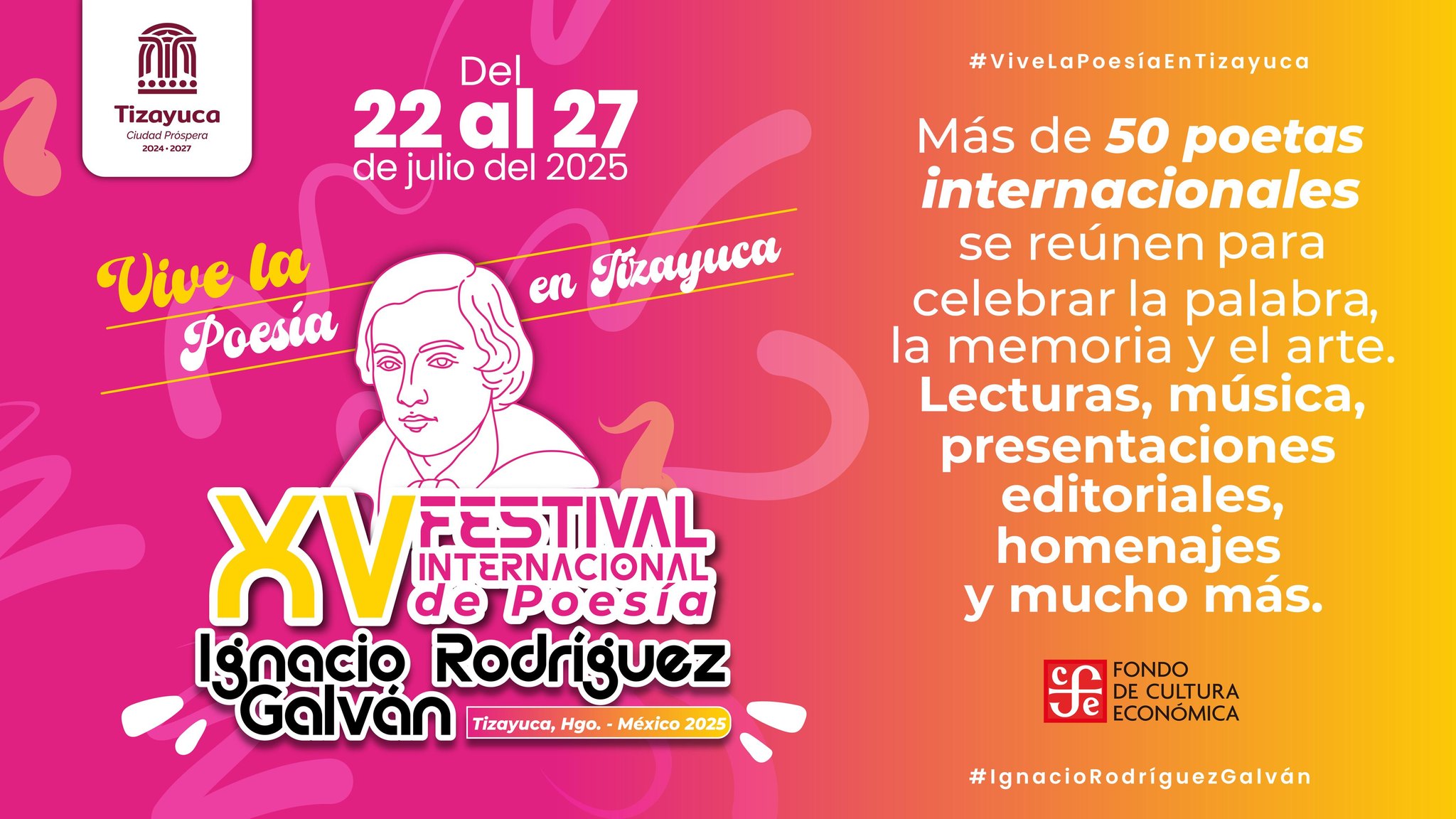 Festival de Poesía Rodríguez Galván en Tizayuca 2024