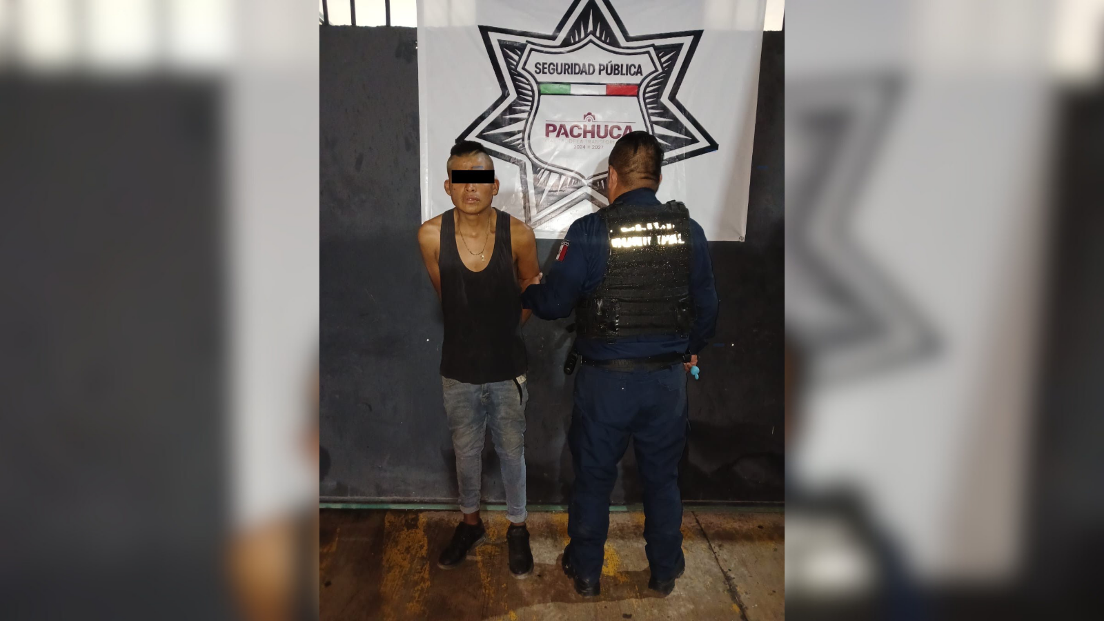 Capturan a hombre con droga en Pachuca; tiene historial delictivo