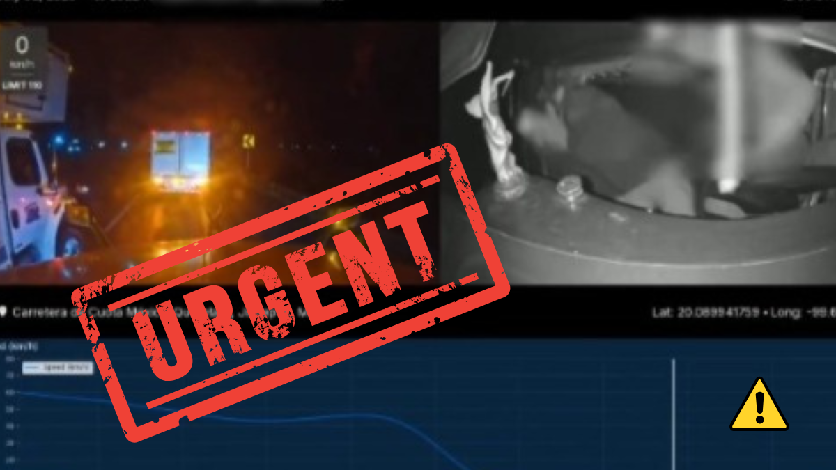 Captan en VIDEO modus operandi de robo y secuestro a trailero en Jilotepec, Edomex