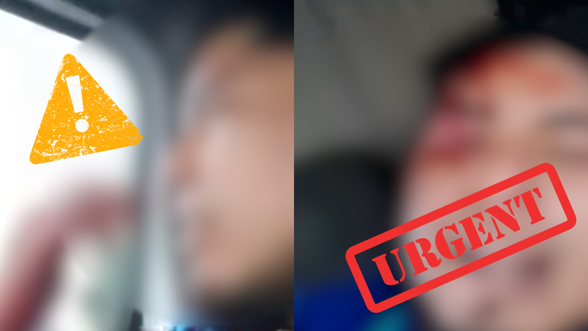 VIDEO: “¡Está de la v3&64!, trailero ensangrentando pide ayuda tras intento de asalto en la México-Querétaro