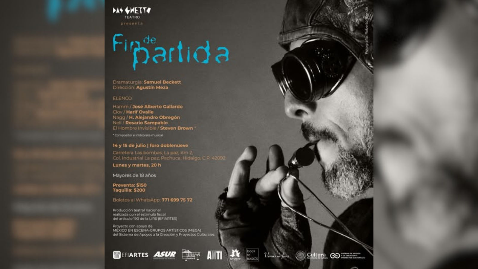 “Fin de Partida” llega al Foro Doblenueve