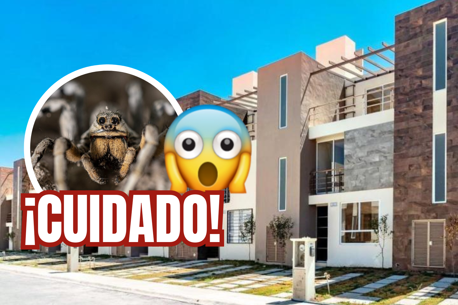 Vecinos de Pachuca reportan arañas lobo: ¿debes preocuparte?