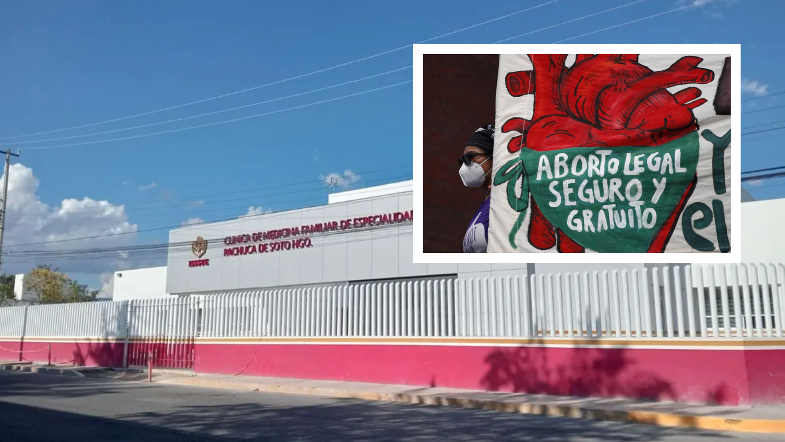 Personal médico del ISSSTE en Hidalgo atiende procedimiento de aborto legal.