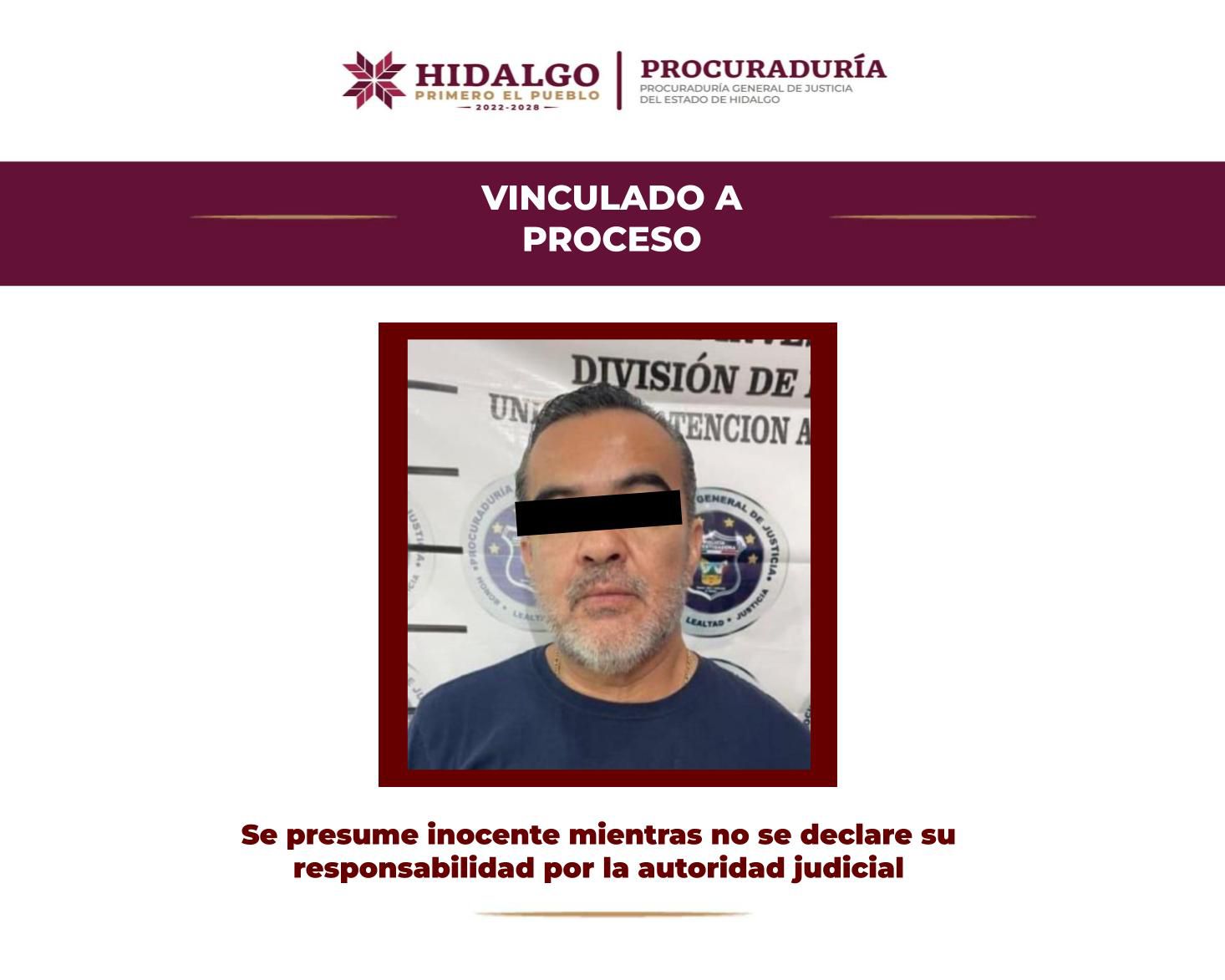 Vinculan a proceso a exnotario de Hidalgo; dictan prisión preventiva