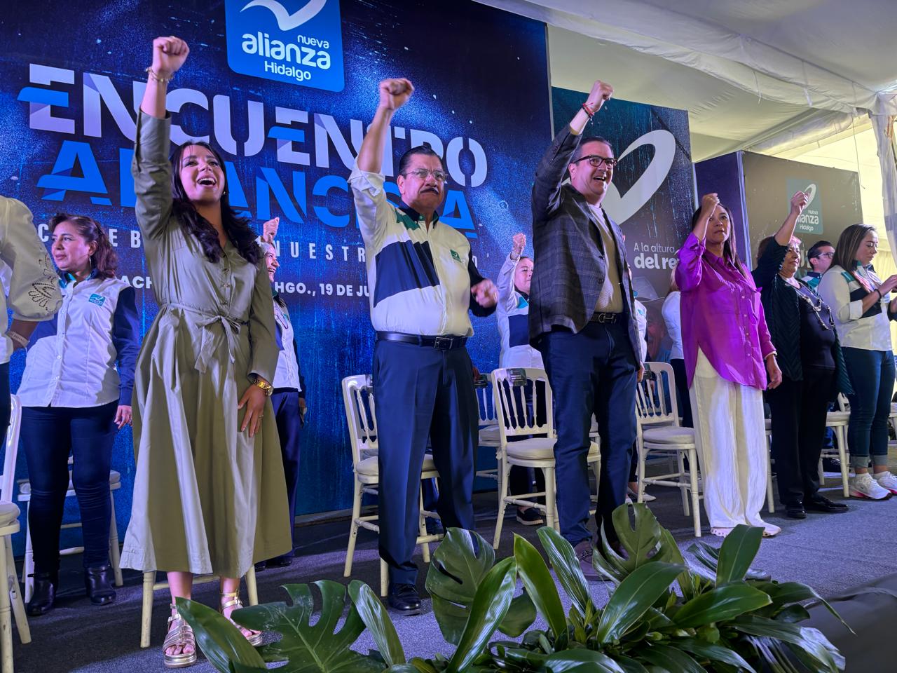 Nueva Alianza cierra filas y refrenda apoyo al proyecto de Julio Menchaca