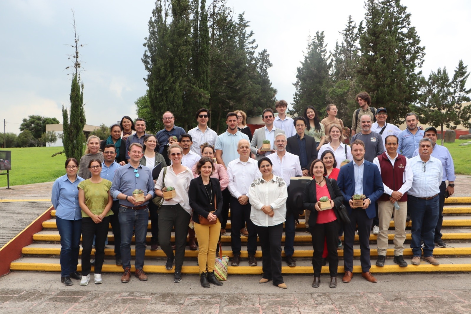 Autoridades y representantes de la Unión Europea visitan Tula para conocer proyecto de economía circular