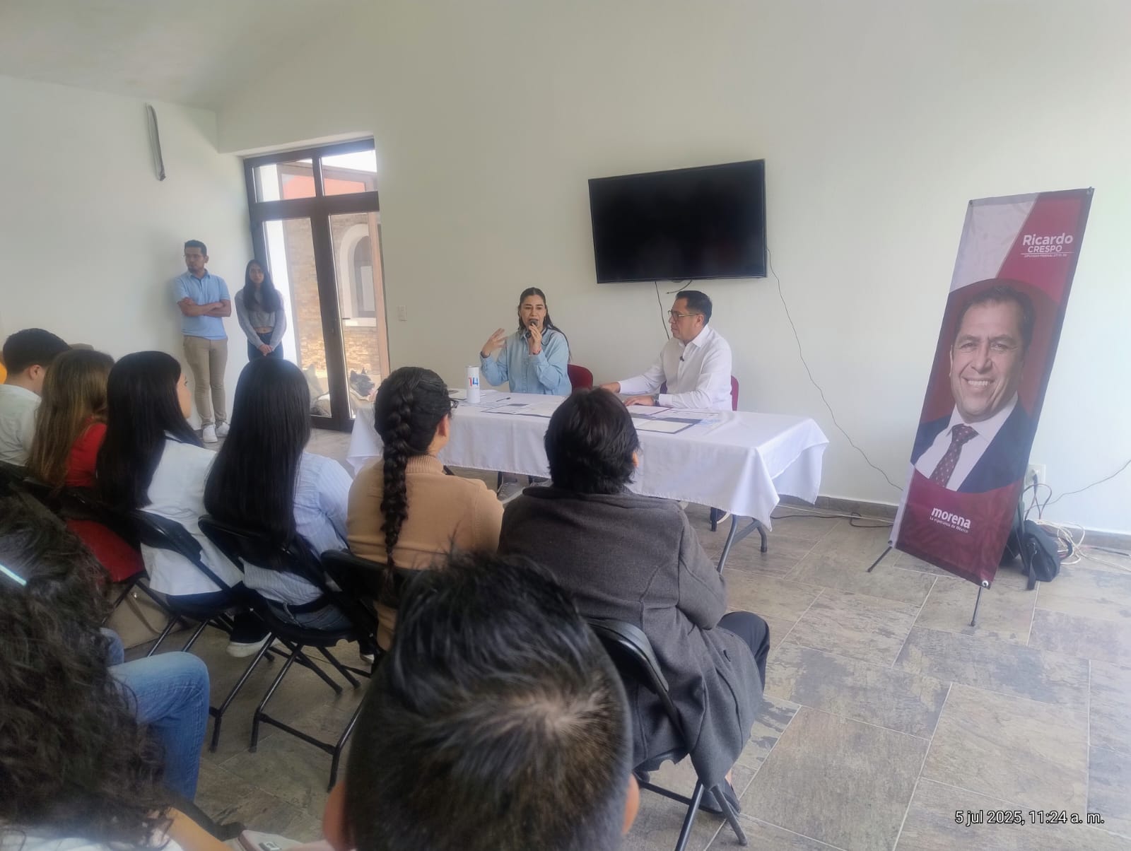 Diputado Crespo se reúne con activistas para prevenir violencia social en Hidalgo