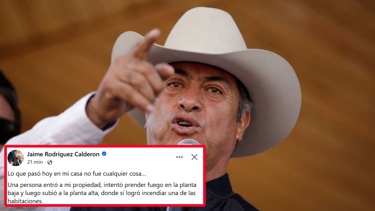 VIDEO | Jaime Rodríguez ‘El Bronco’ denuncia intento de ataque; sujeto incendió su casa y casi huye