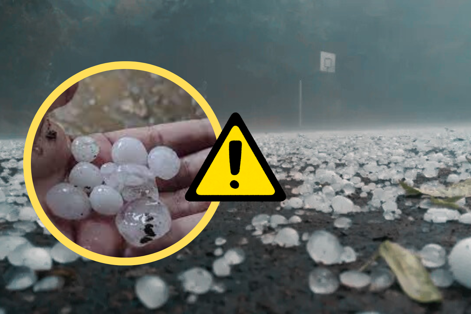 [VIDEO] Granizo sorprende a colonias de Pachuca y Mineral de la Reforma este lunes