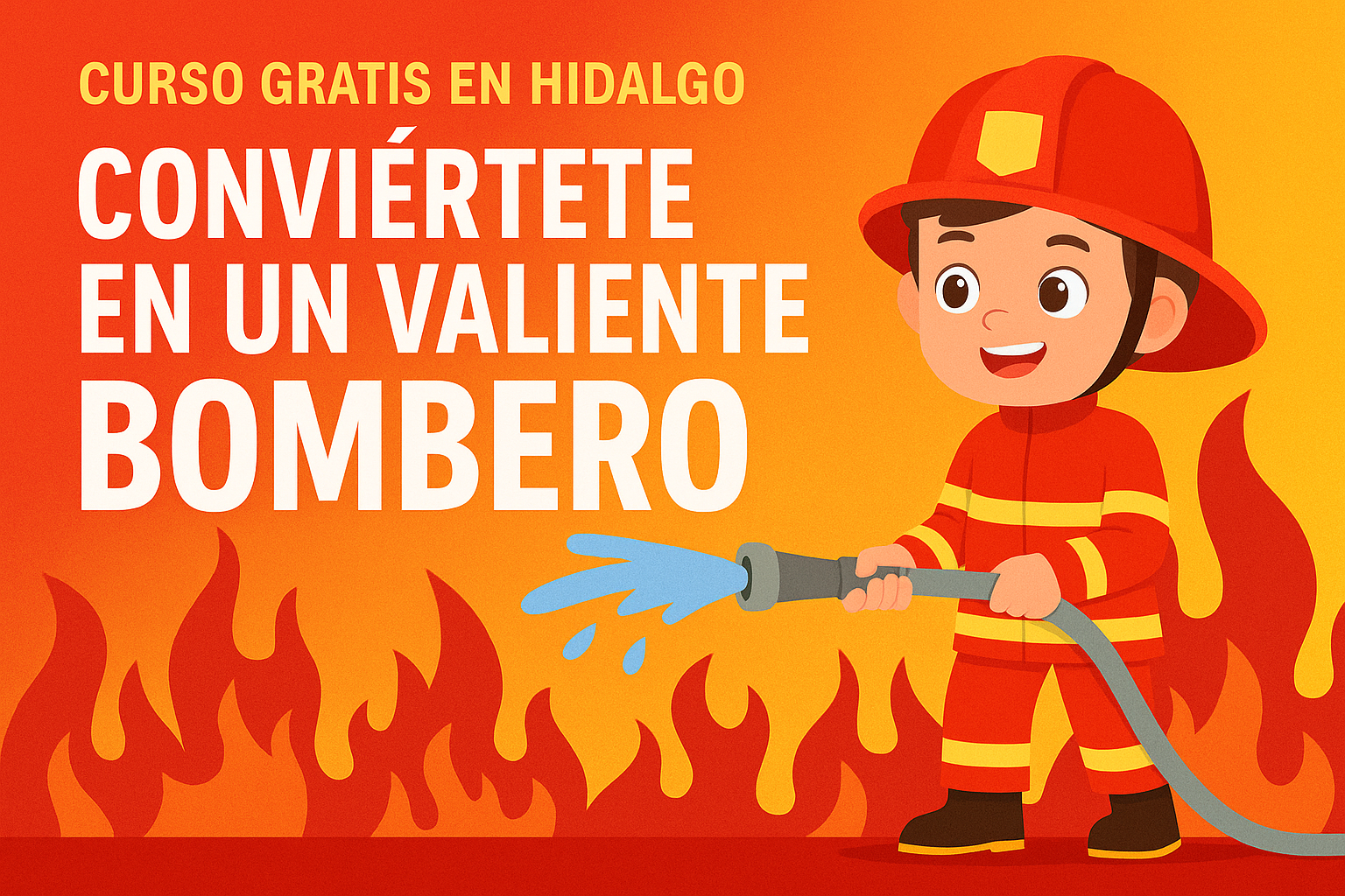 ¿Tu peque quiere ser bombero? Este curso gratuito en Hidalgo es para él