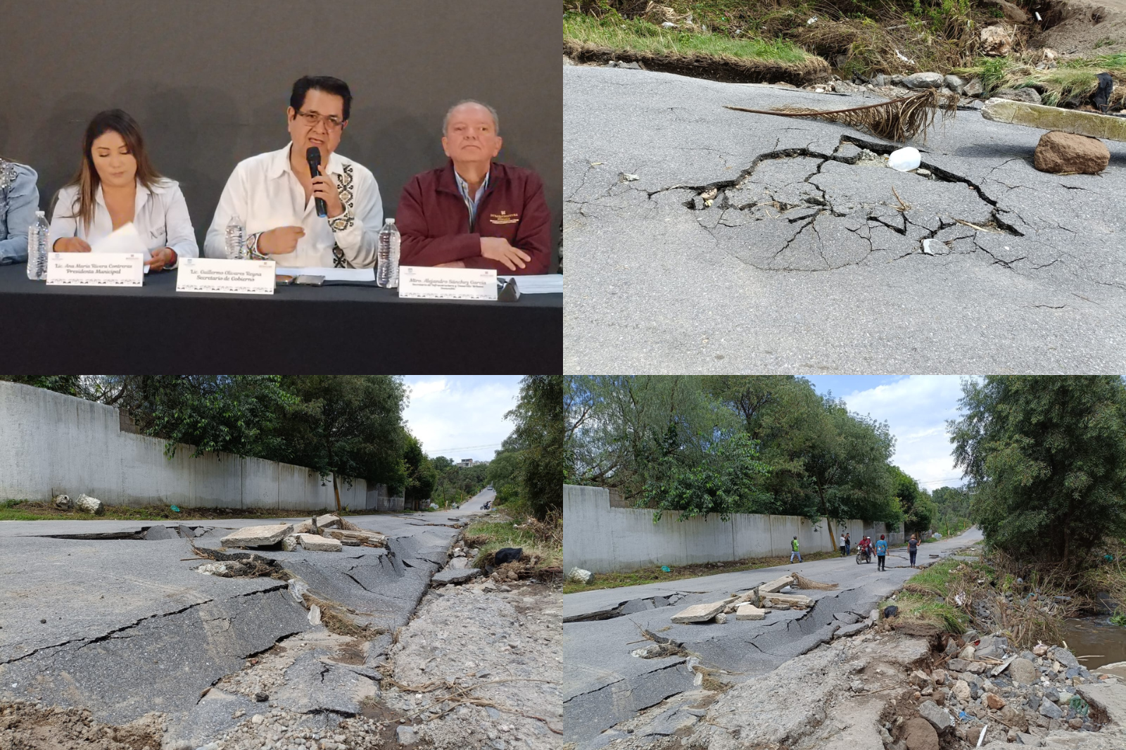 Atienden afectaciones por inundación en Tezontepec de Aldama