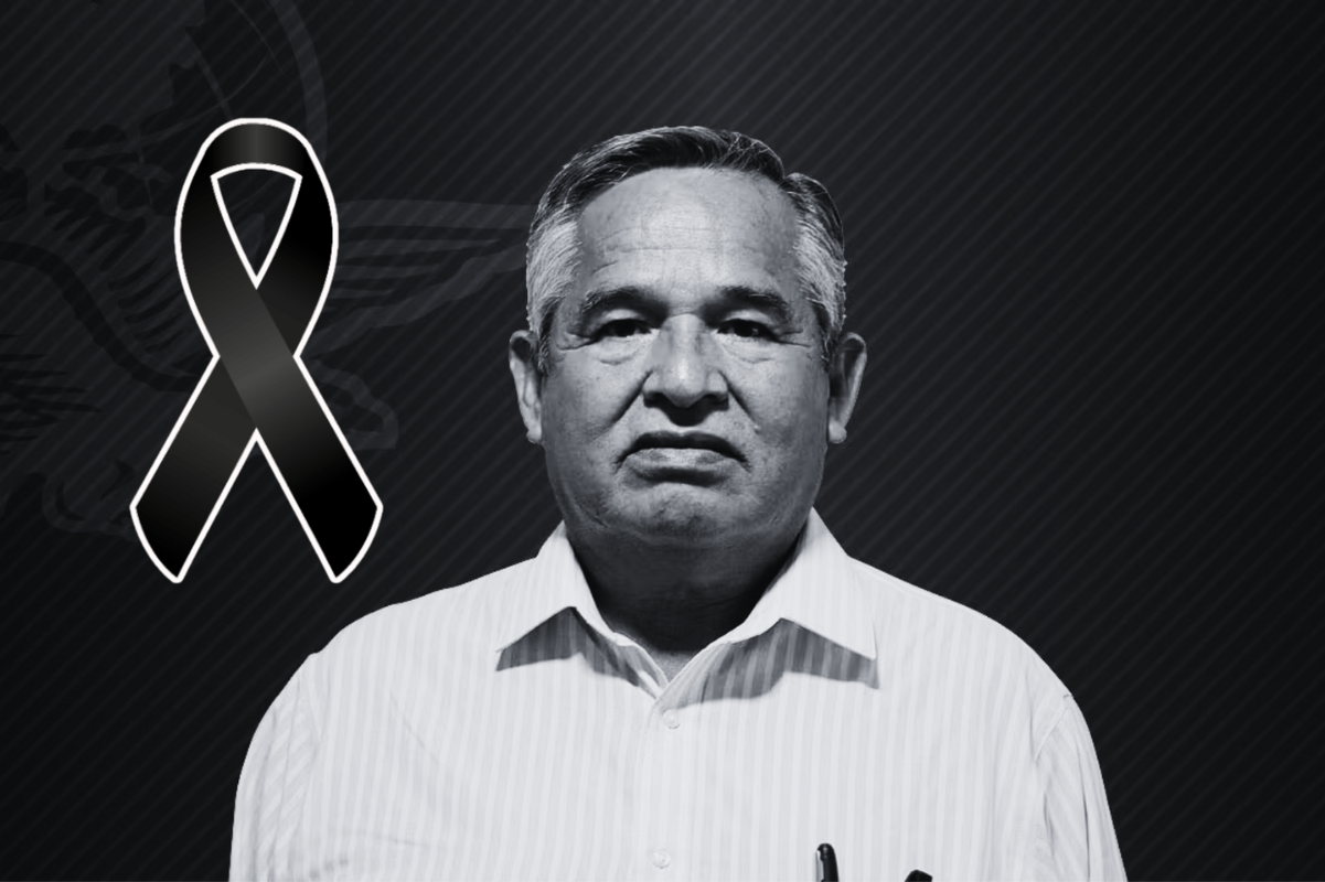 Esquela oficial en memoria de Jorge Martínez López, publicada por el gobernador de Hidalgo.