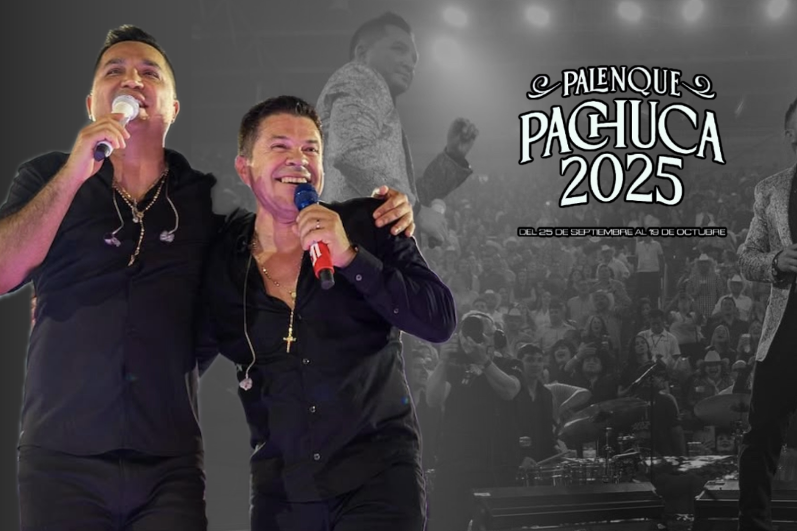Jorge Medina y Josi Cuen en el Palenque Pachuca 2025: fechas, precios y boletos