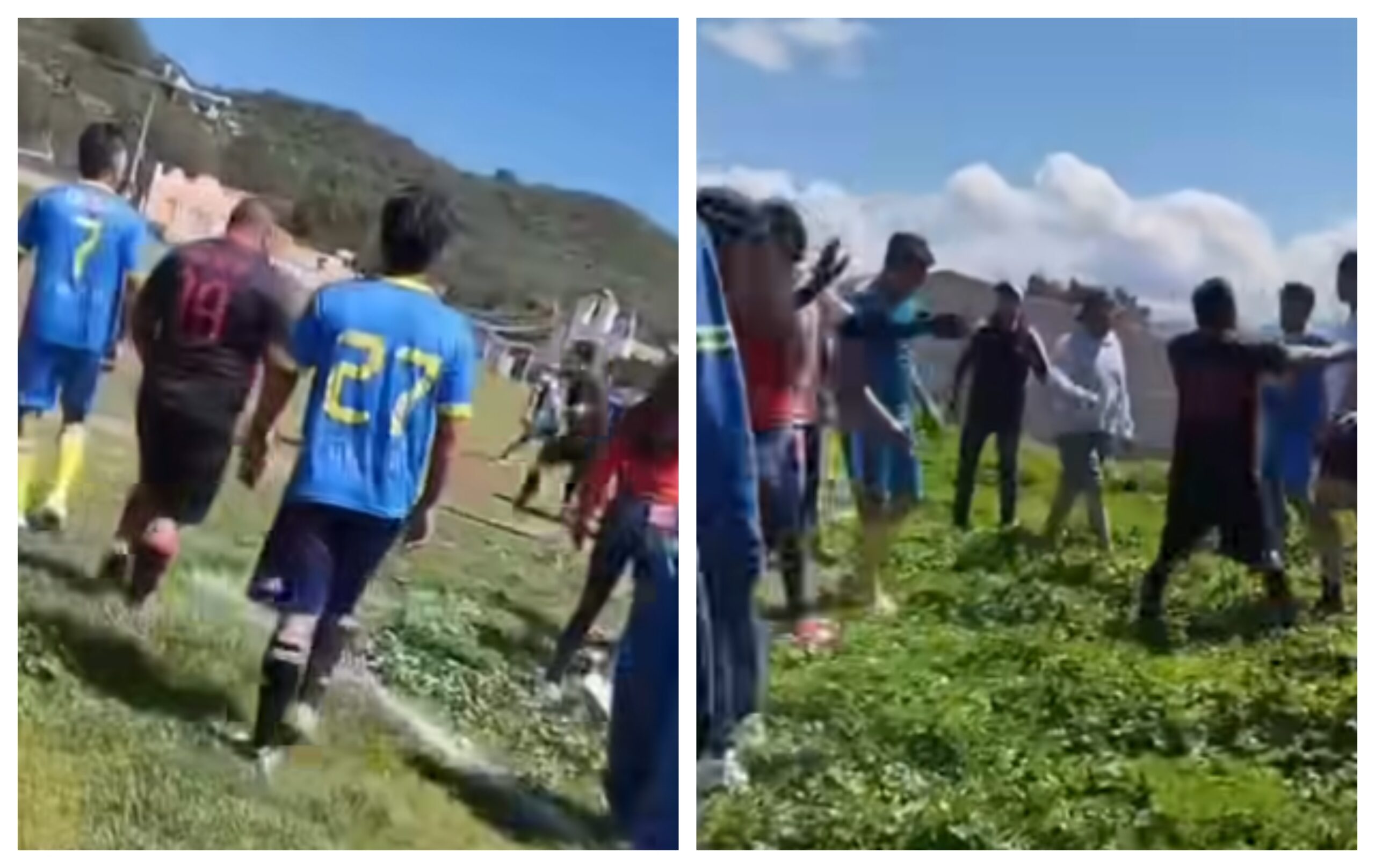 VIDEO | Batalla campal en partido de futbol en Epazoyucan deja a un jugador inconsciente