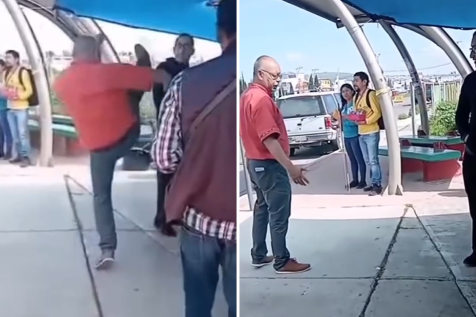 [VIDEO] “Señor Miyagi” arma conflicto en Pachuca por no querer mover su coche