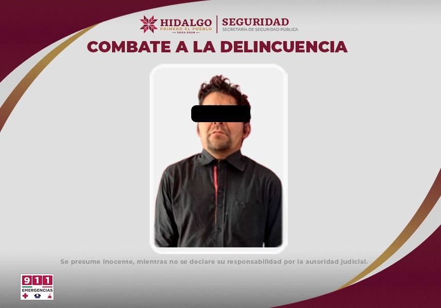 Detienen a presunto ladrón de farmacias y tiendas en Tizayuca