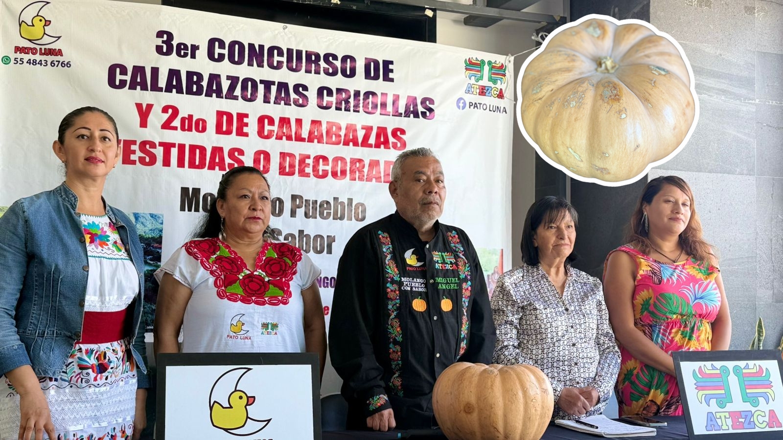¡Calabazas de más de 20 kilos! Regresa el concurso en Molango