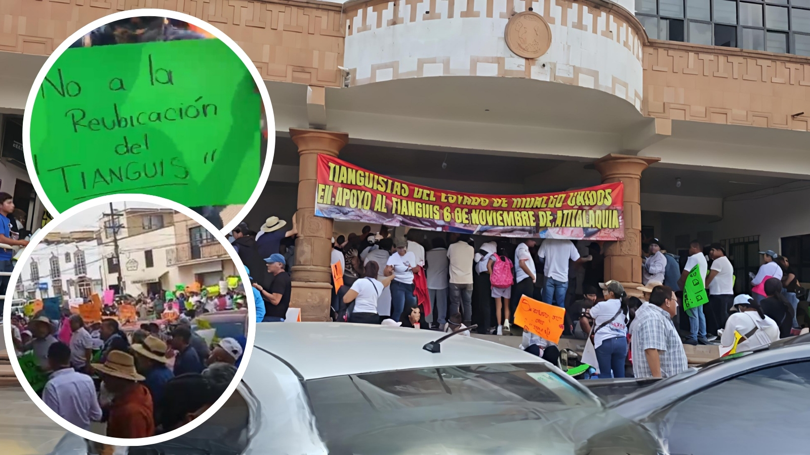 ¡Caos vial! Comerciantes bloquean las calles de Atitalaquia: esto piden