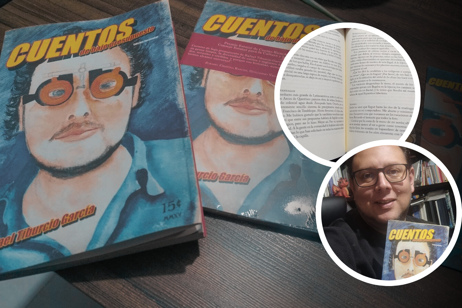 Rafael Tiburcio celebra 10 años de Cuentos de bajo presupuesto con presentación en Pachuca