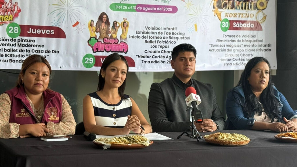 Rueda de prensa de la Feria San Agustín Tepatepec 2025