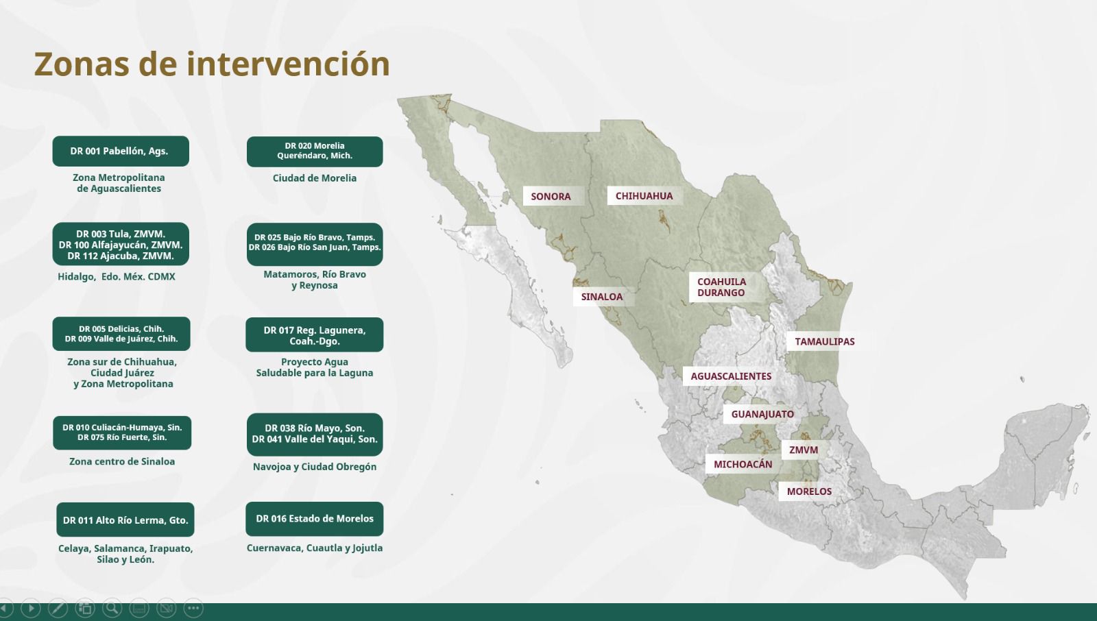 Hidalgo entre los 11 estados beneficiados para la modernización de riego