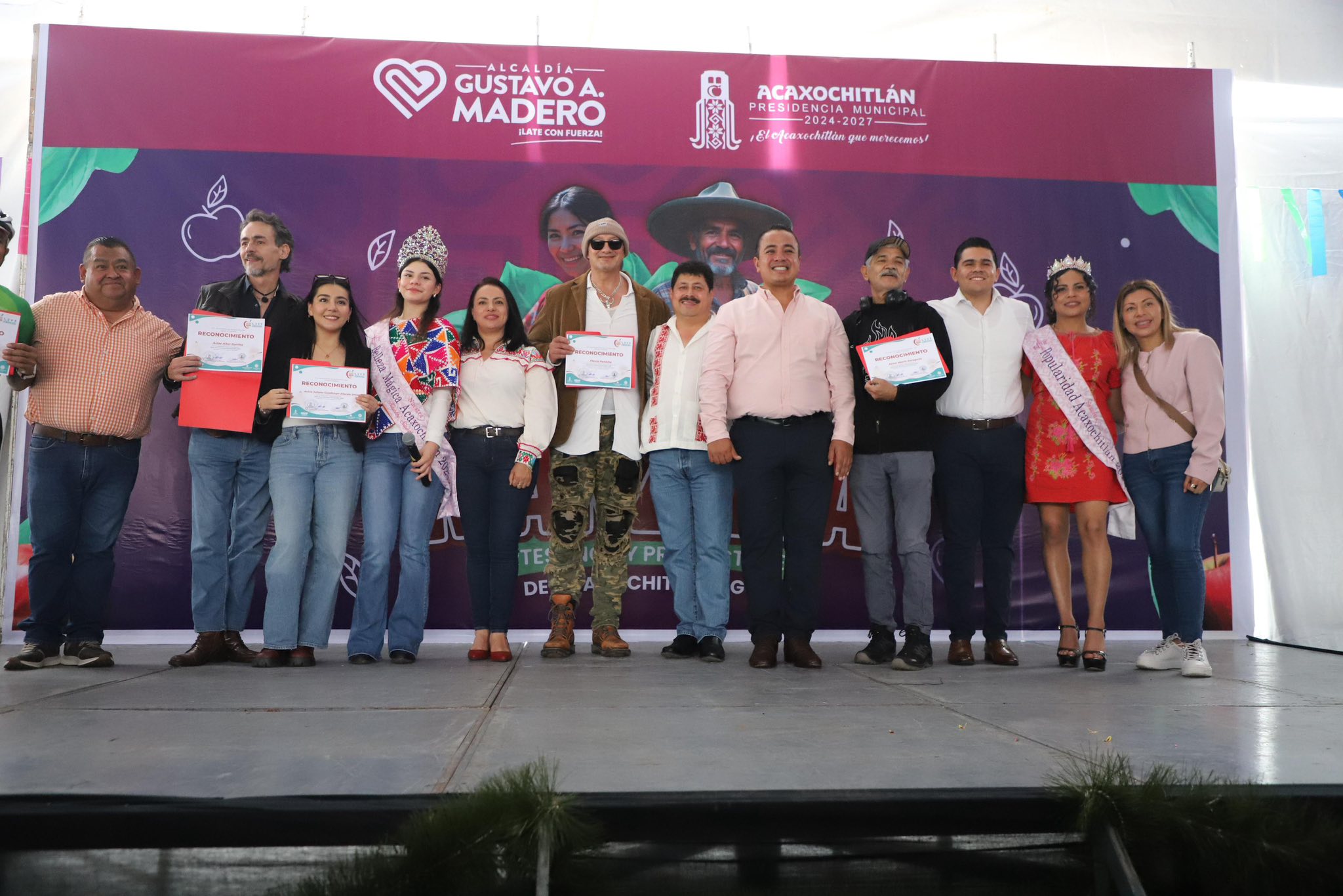 Acaxochitlán llega a la CDMX: inauguran Feria de la Manzana en Gustavo A. Madero