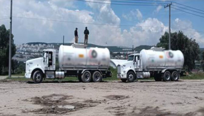 Operativo Nacional asegura huachicol en Tepeji del Río