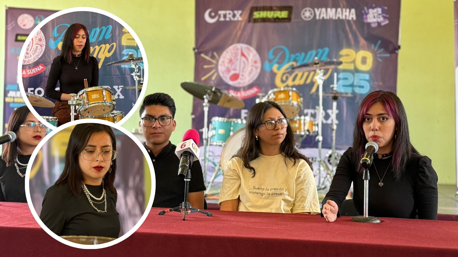 Pachuca será sede del Drum Camp 2025 “Ella Suena”