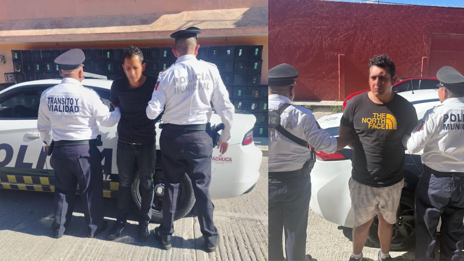 Robo en Pachuca termina con dos detenidos