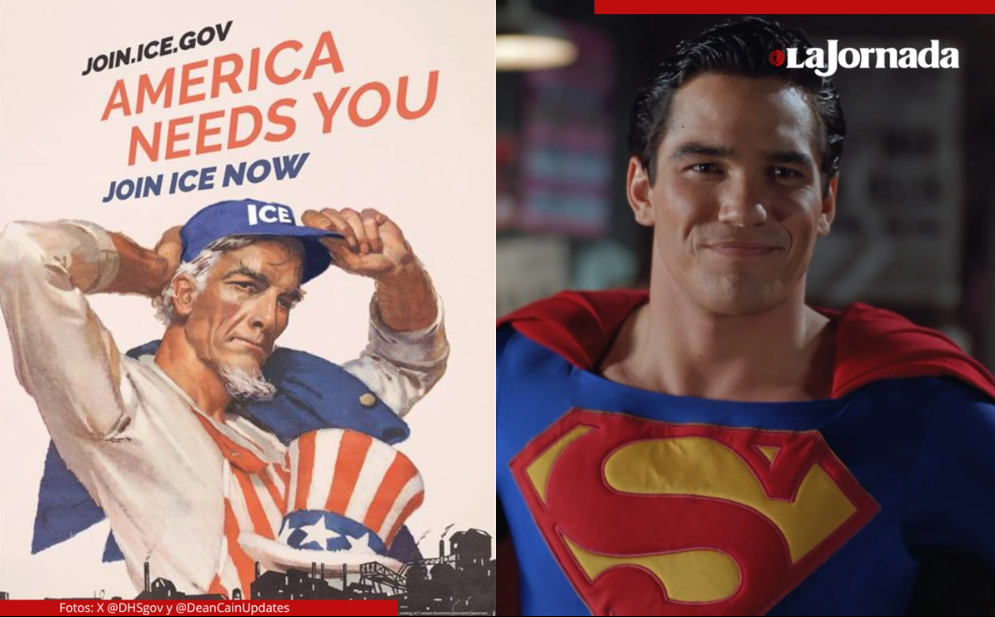 El Tío Sam y Superman, al servicio de las redadas contra migrantes en EU