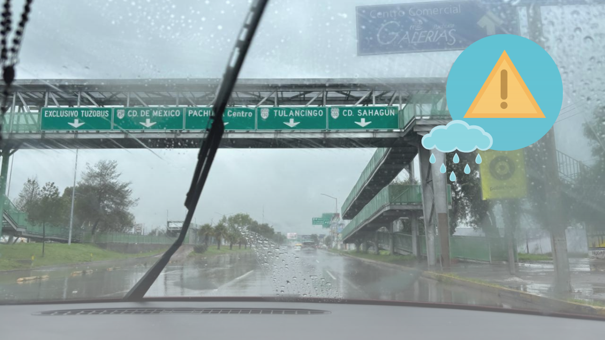 ¿Cómo vivirán la lluvia este 11 de agosto la CDMX, Edomex, Hidalgo y otros estados?