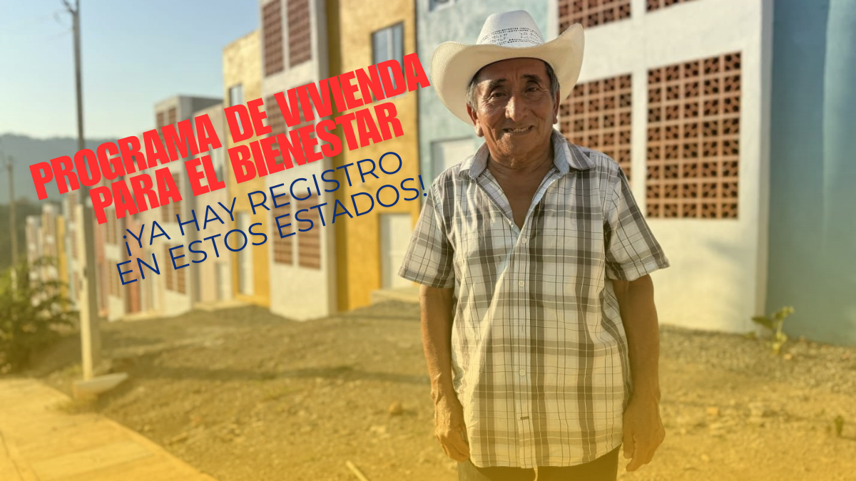 REGISTRO del Programa de Vivienda para el Bienestar: documentos y estados donde ya hay módulo