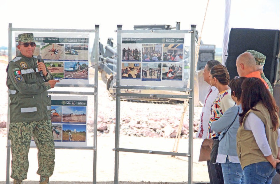 Militar explica trabajos refretentes al tren Maya