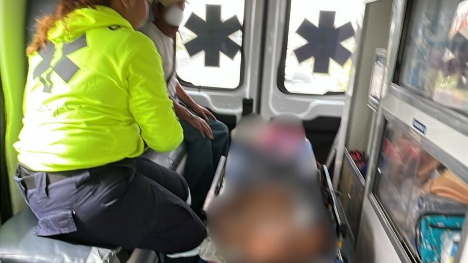 Trasladan a menor a hospital