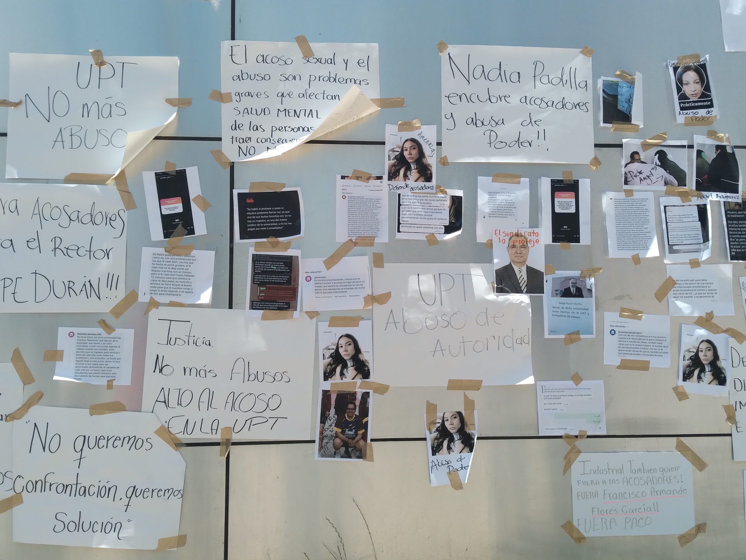 Alumnos de la UPT exigen destitución de personal por abusos, acusan también al profesor agredido