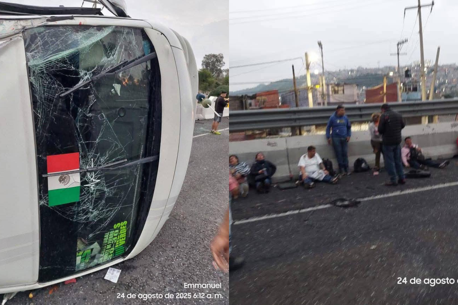 Accidente en autopista México-Pachuca, revisa cuántos heridos hay