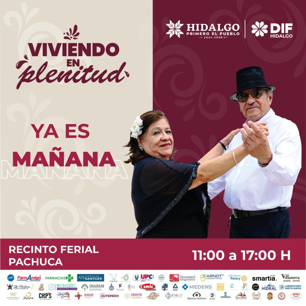Día del Adulto Mayor en Pachuca con actividades gratuitas.
