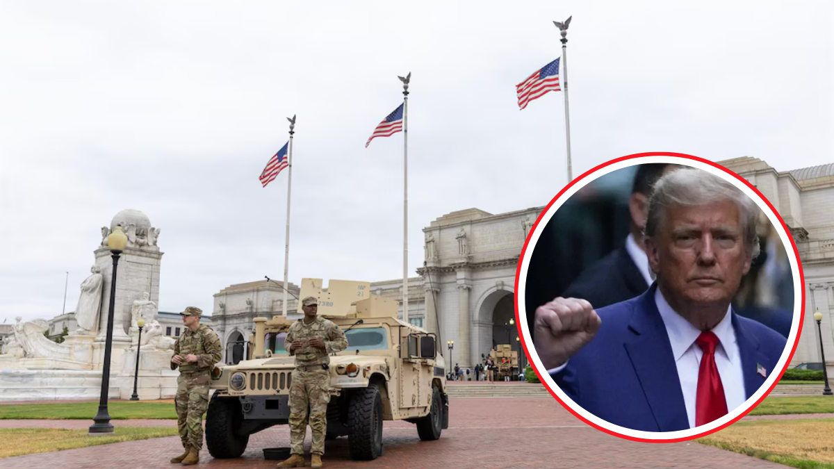 Donald Trump afirmó que saldrá a patrullar Washington acompañado por la policía y la Guardia Nacional.